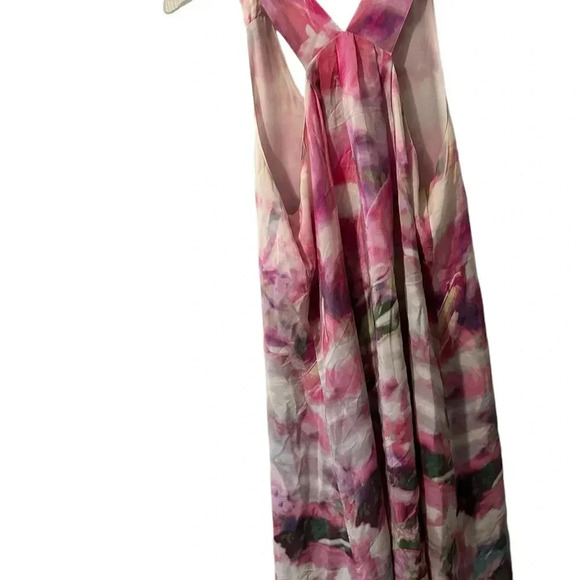 Cynthia Crowley Size 6 100% Silk Shift Dress Baby shower Vacation - Picture 4 of 4